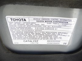 2005 TOYOTA MATRIX XR SILVER 1.8 MT Z21424